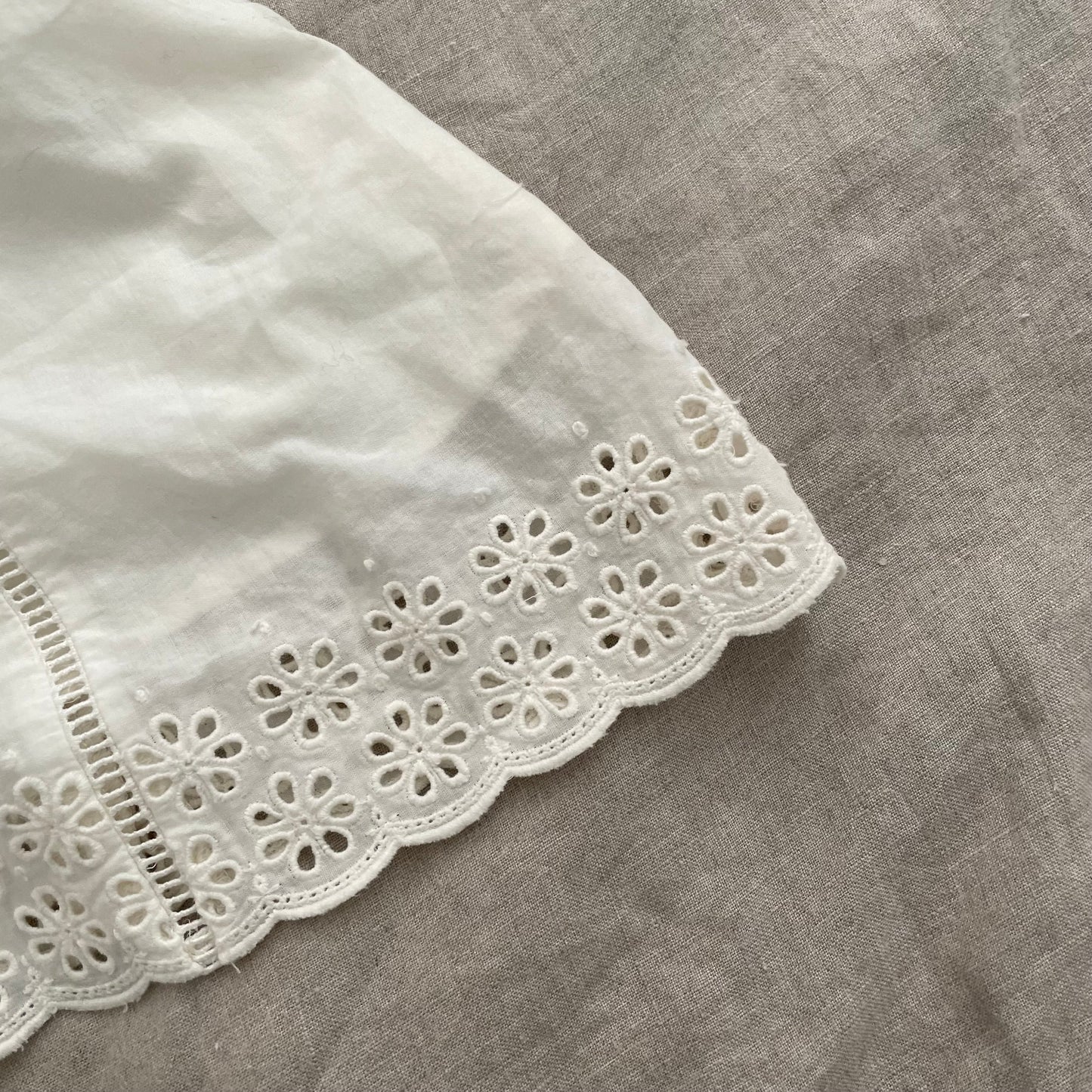 broderie anglaise prideglide ivory white babydoll camisole