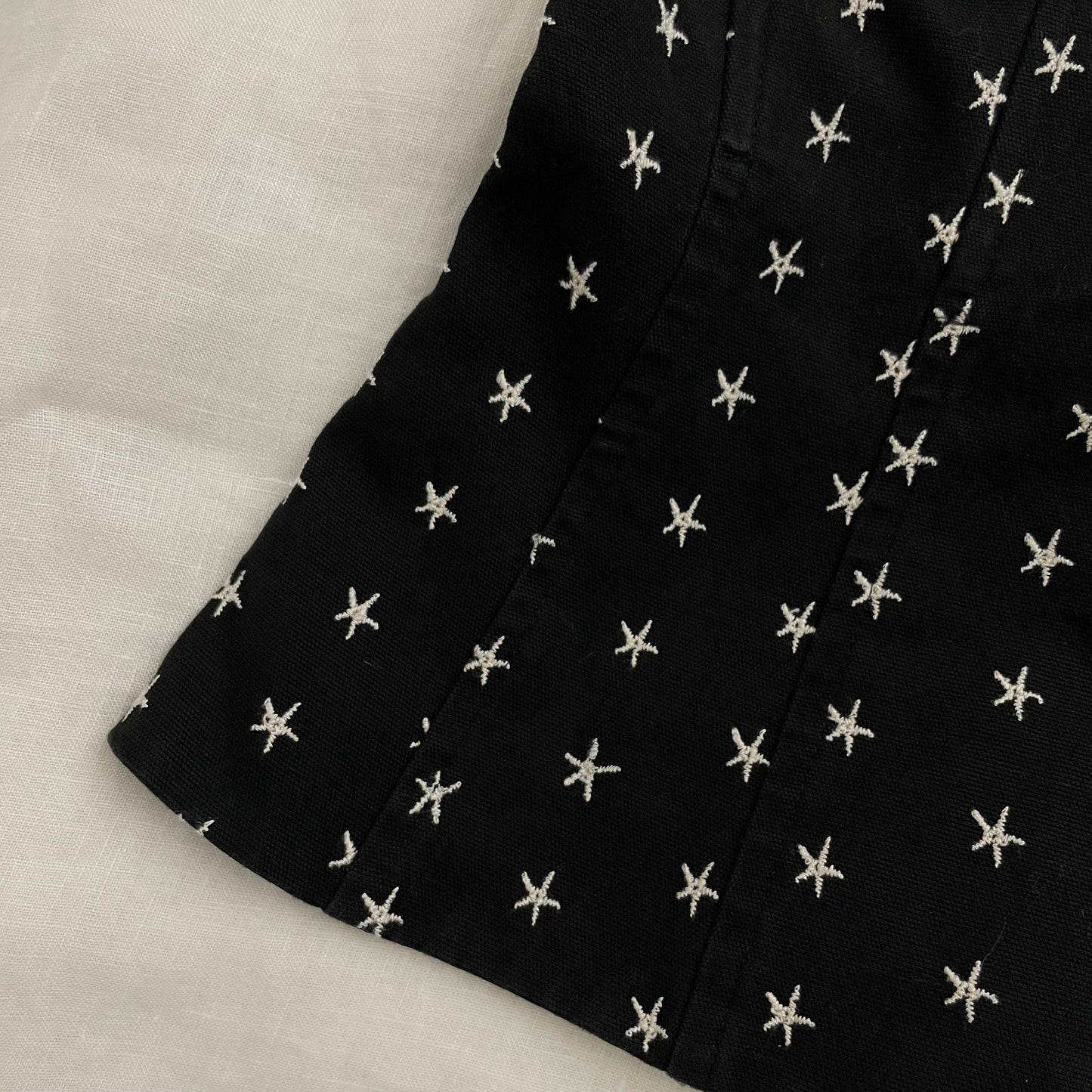 nanette lepore black star print halterneck ribbon bow bustier