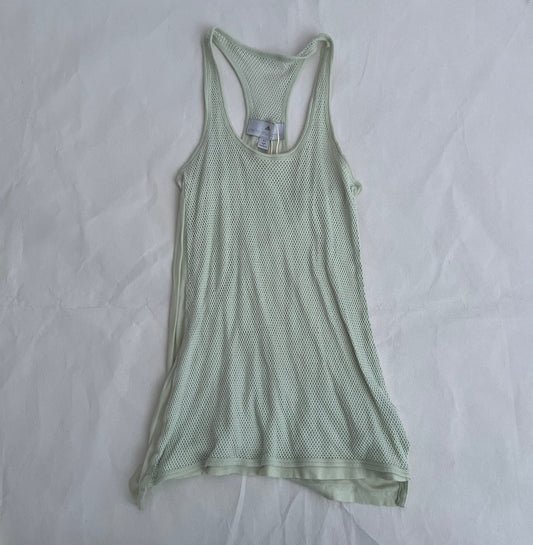 Seafoam Mint Green Stella Mccartney X Adidas Mesh Layered Vest Top
