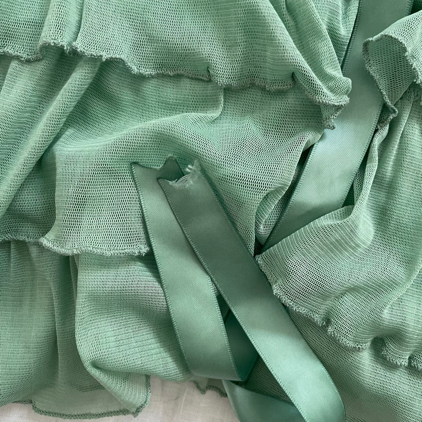 fairy eurosummer zeta moda boho fairy green ruffle tiered camisole