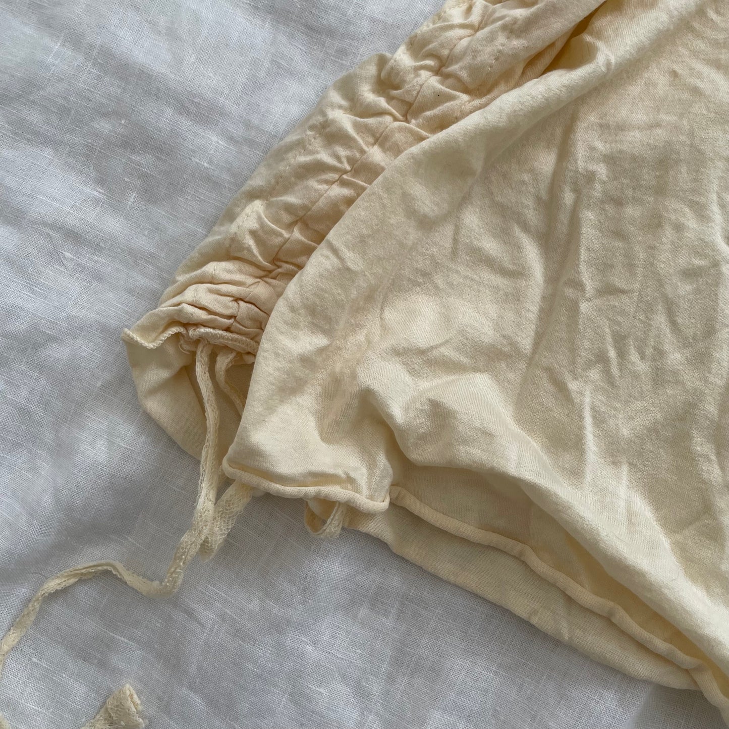 deha pastel spring yellow babydoll vintage italic text camisole