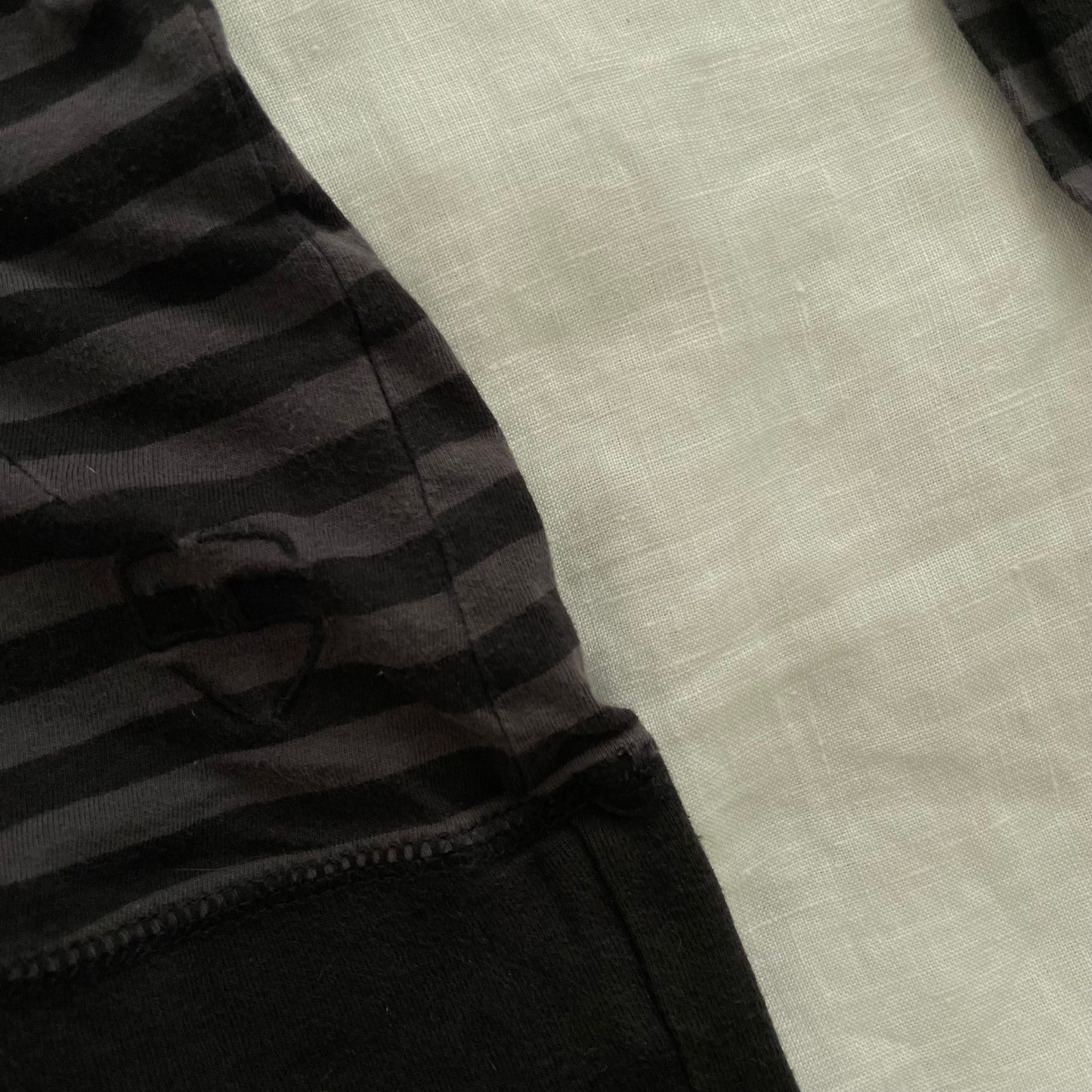 grey g-star raw black purple brown stripe v neck button long sleeve top