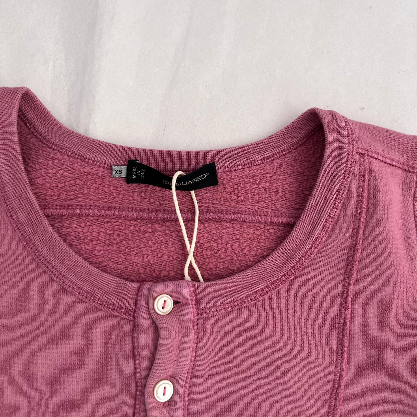 Dsquared2 Preppy Pink Crop Jersey Cardigan Top