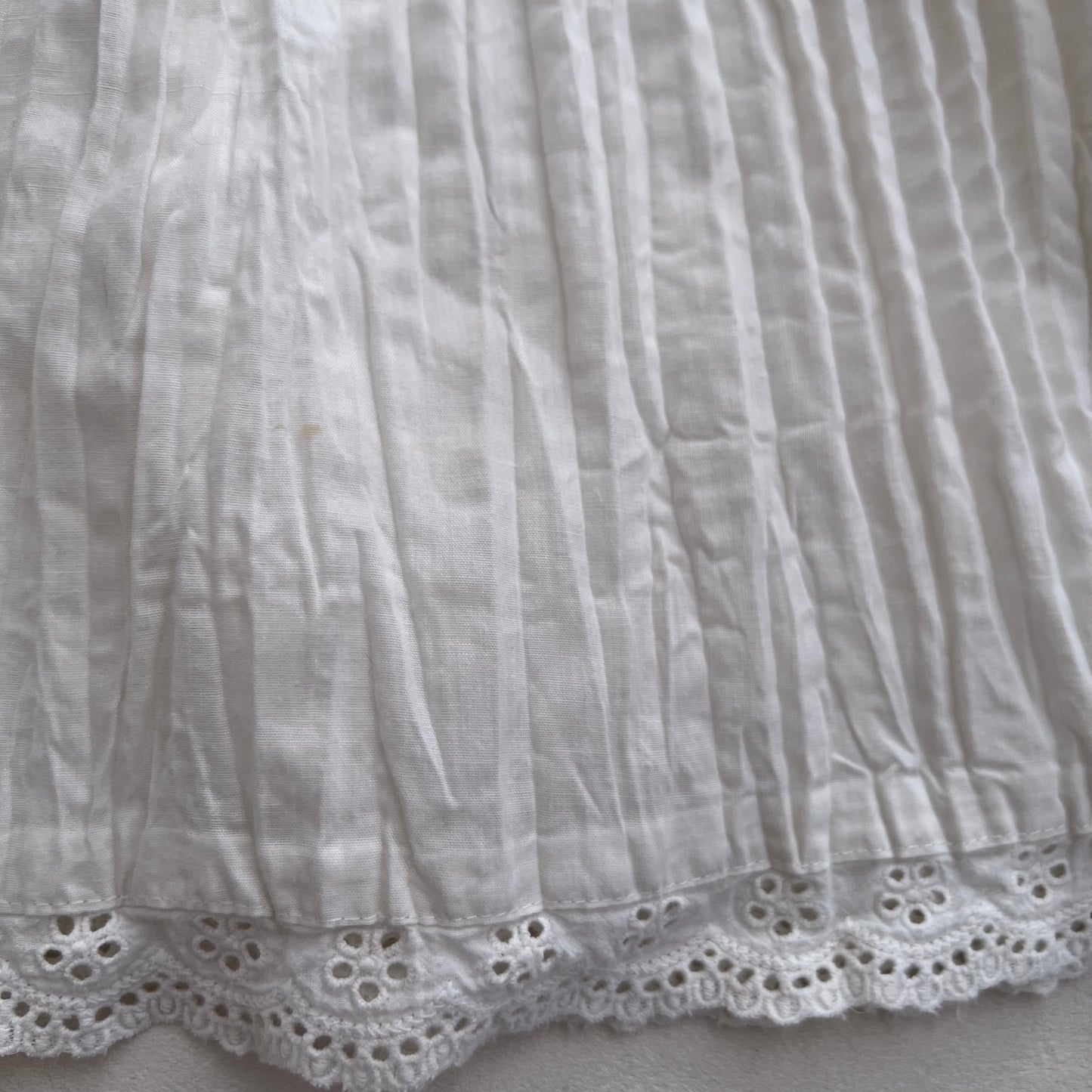 Prairie Morgan De Toi Babydoll Broderie Anglaise Wide Strap Blouse