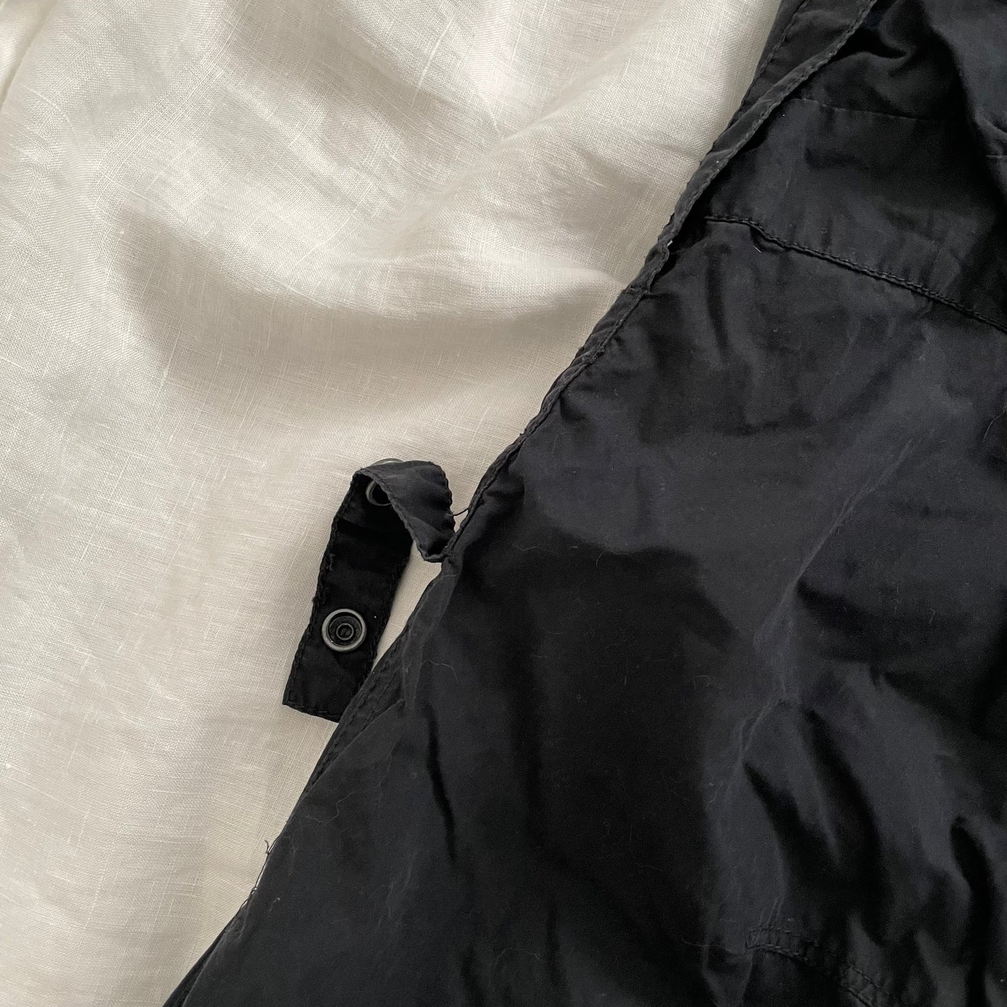 red tag diesel black utility balloon parachute style low rise crop capri trousers