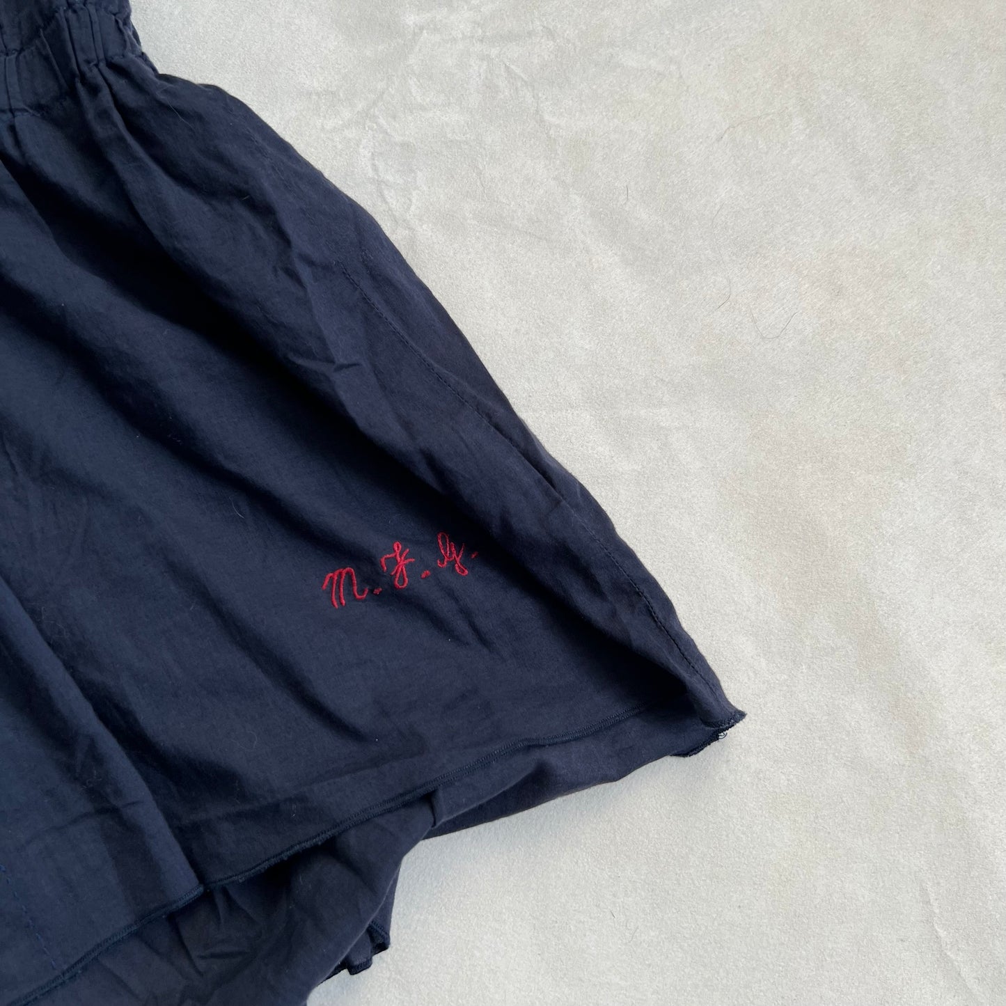 marithe francois girbaud navy cap sleeve utility babydoll tunic blouse