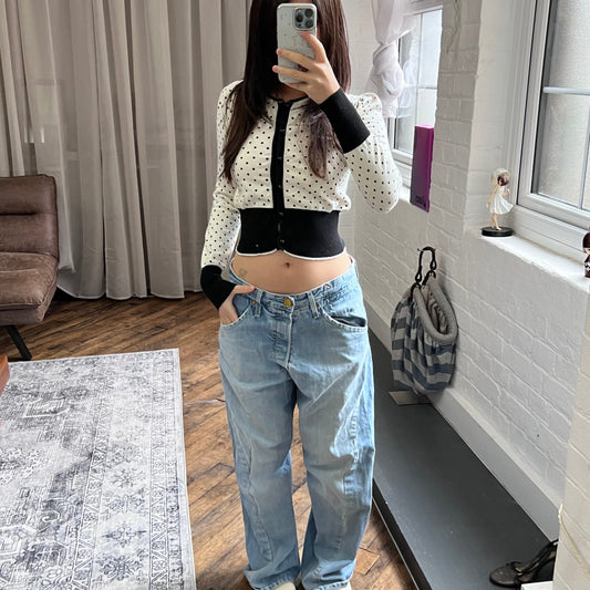 vintage levi's engineered jeans light wash denim baggy wide leg jeans