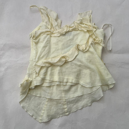 Baby Yellow Asymmetric Camisole