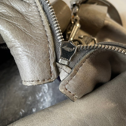 sage green leather silver hardware miu miu vitello lux ribbon 2 way crossbody handbag