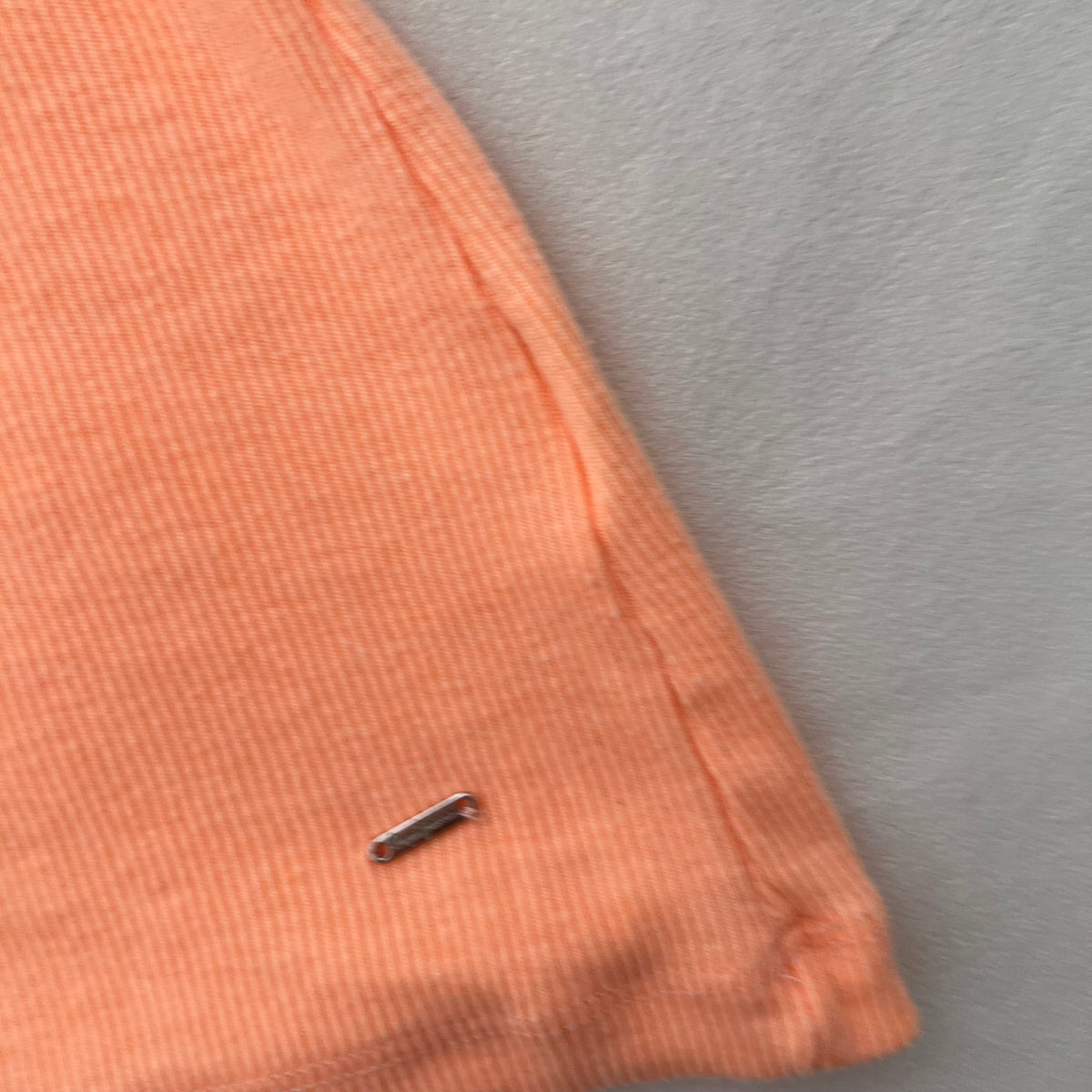 Pepe Jeans Peach Orange Lace Racer Back Tank Top