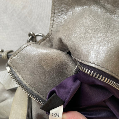 sage green leather silver hardware miu miu vitello lux ribbon 2 way crossbody handbag