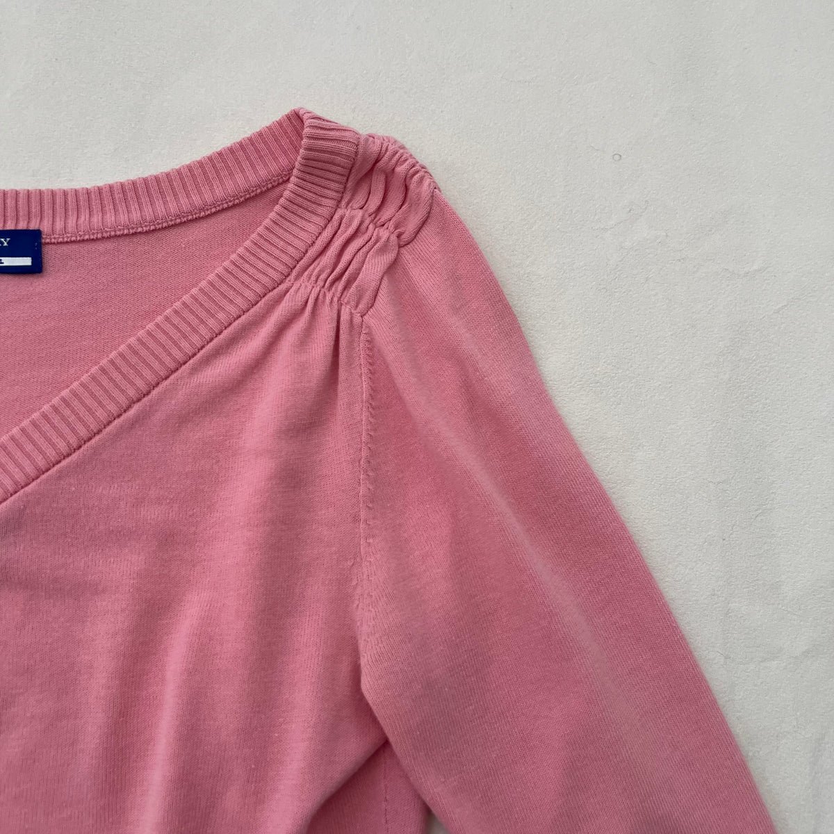Burberry Candy Pink Half Sleeve Crop Cardigan Top