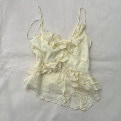 Baby Yellow Asymmetric Camisole