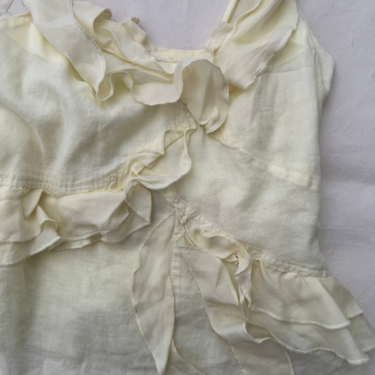 Baby Yellow Asymmetric Camisole