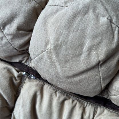 Marithe Francois Girbaud Cotton Beige Brown Trim Pokachu Multipocket Tote Bag