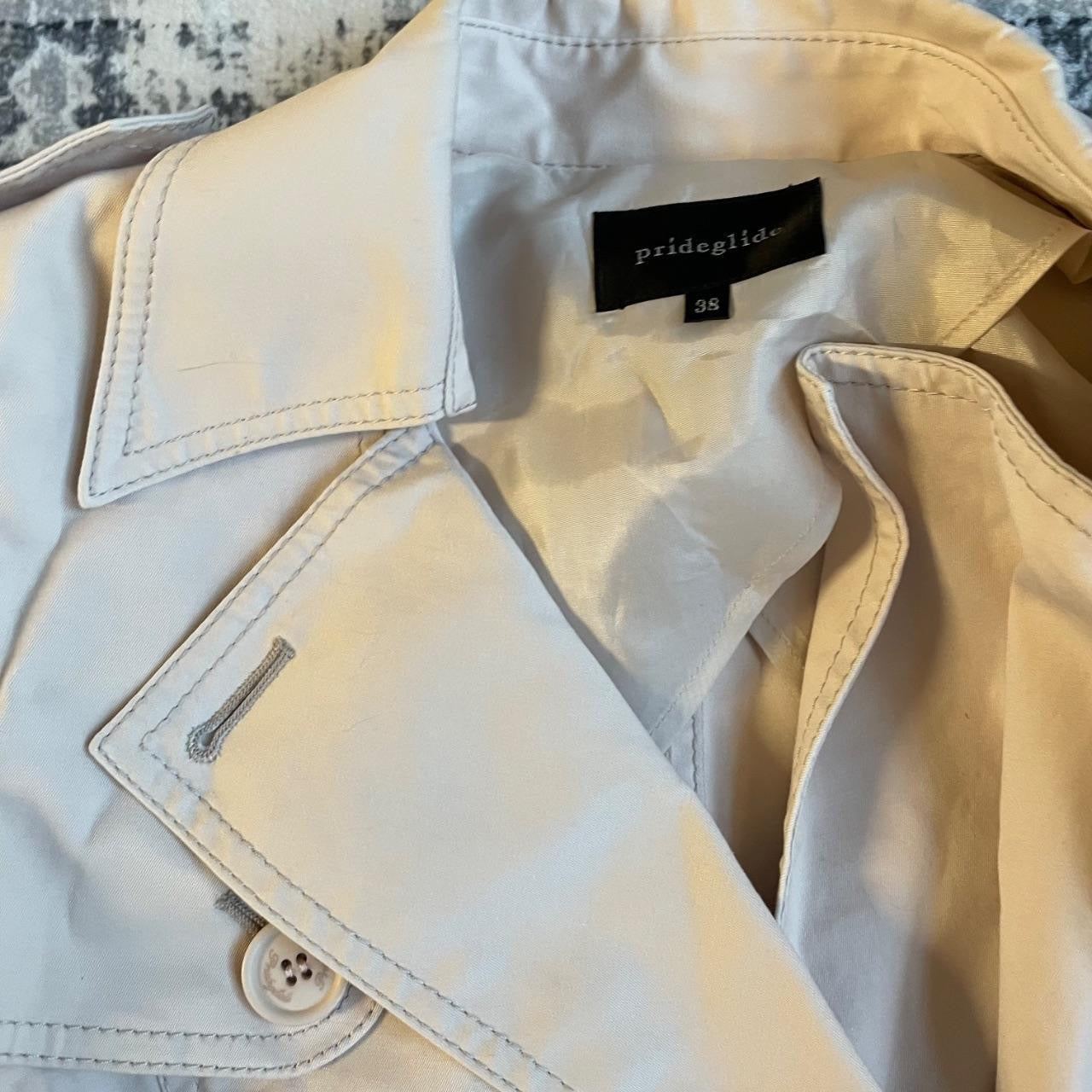 coquette preppy baby pink spring prideglide mid length trench coat