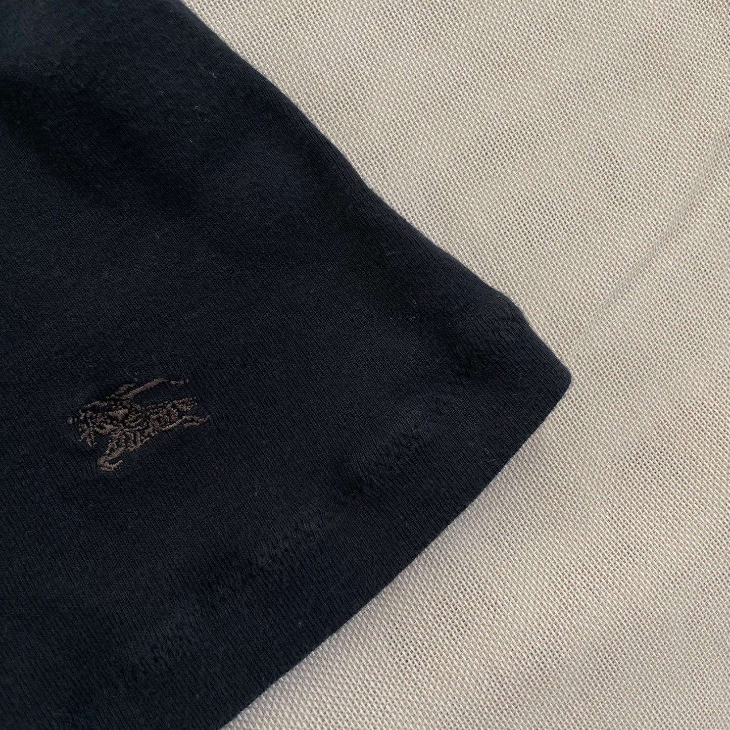 burberry blue label black balletcore frill nova check piping milkmaid style vest top