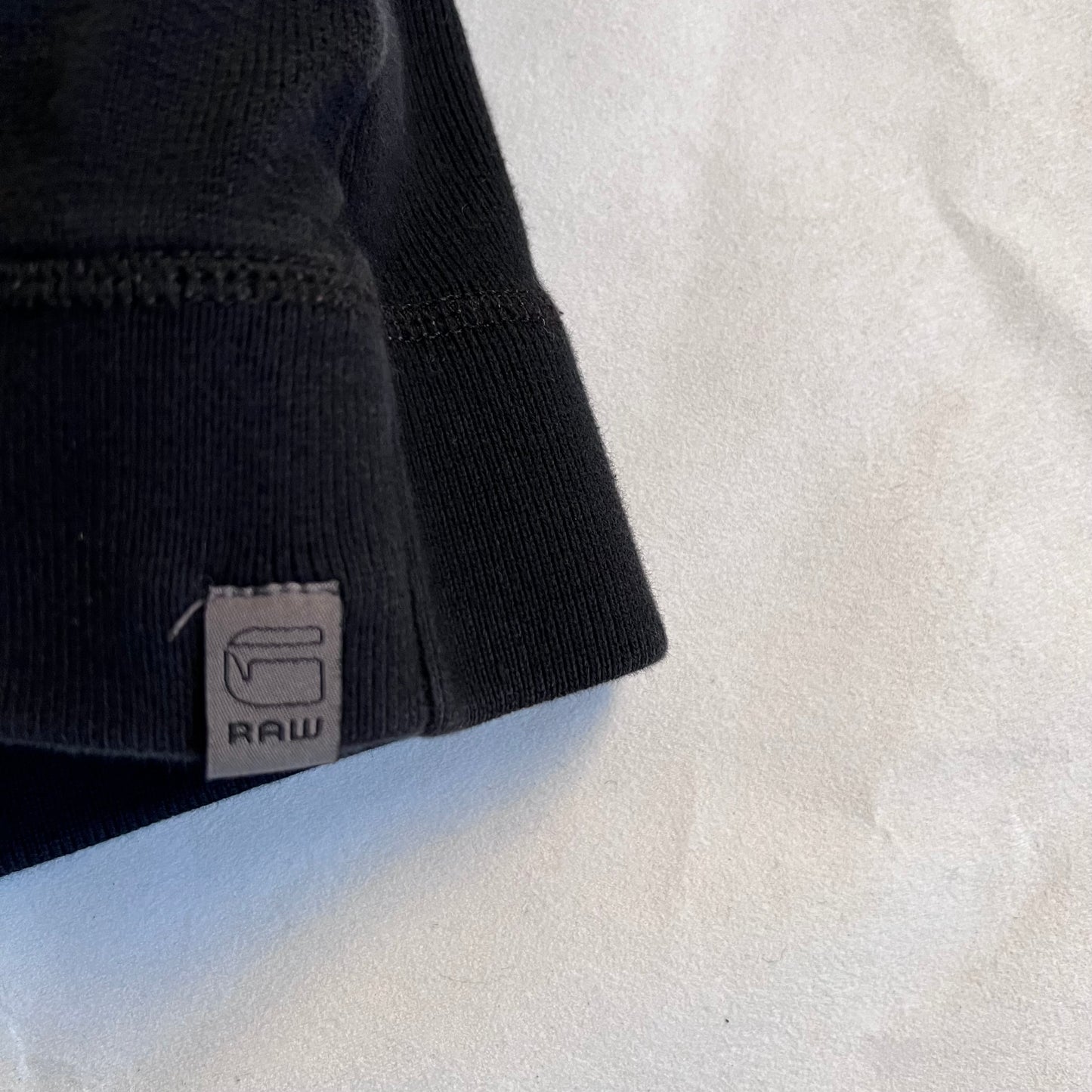 black g-star raw utility button down zip pocket hooded vest top