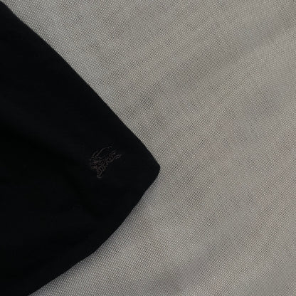 burberry blue label preppy balletcore black puff sleeve babydoll blouson top