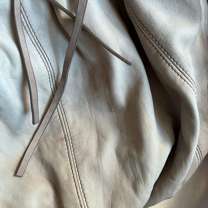 braided tassel allsaints beige stone tan faded wash oversized leather shoulder bag