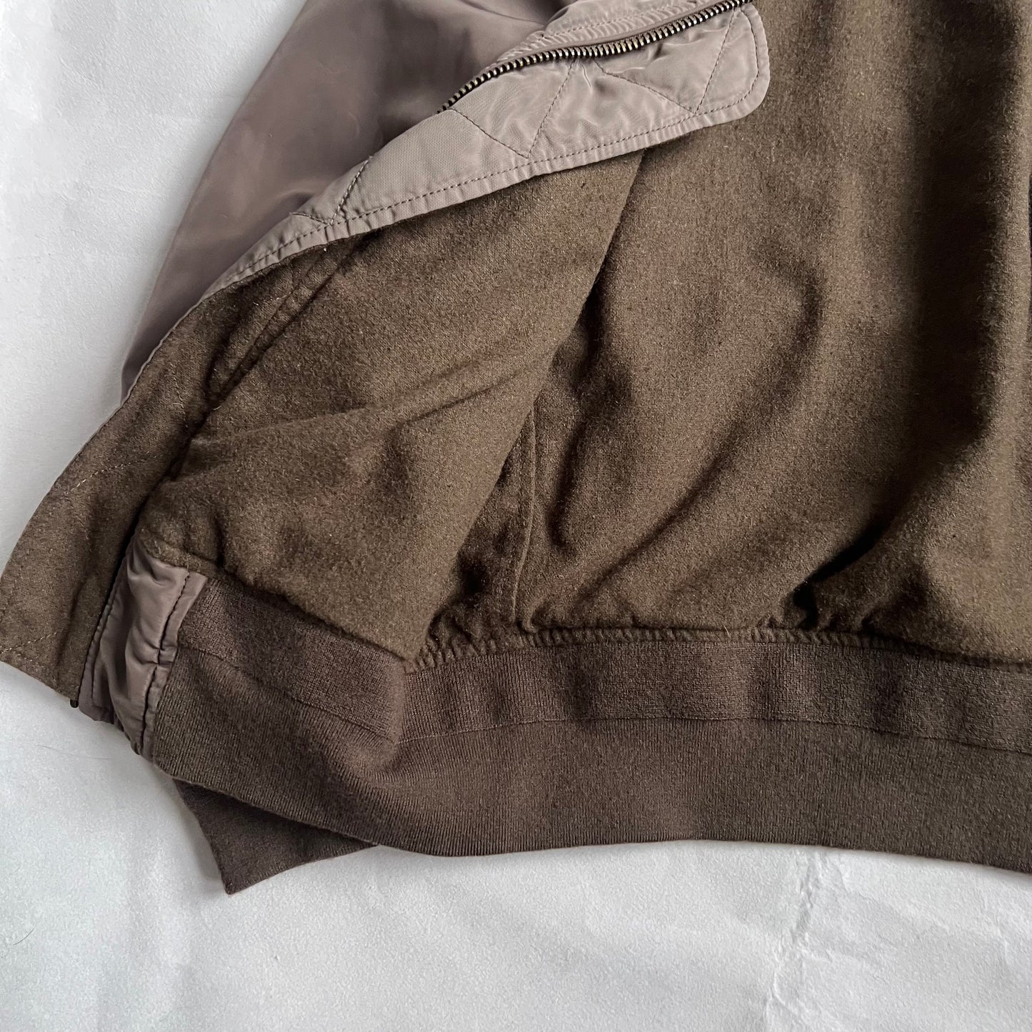 Vintage Goa Ma-1 Khaki Brown Bomber Jacket
