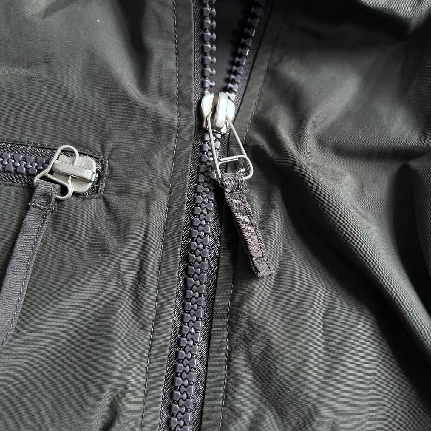 Diesel Red Tag Khaki Style Blouson Bomber Striped Jacket