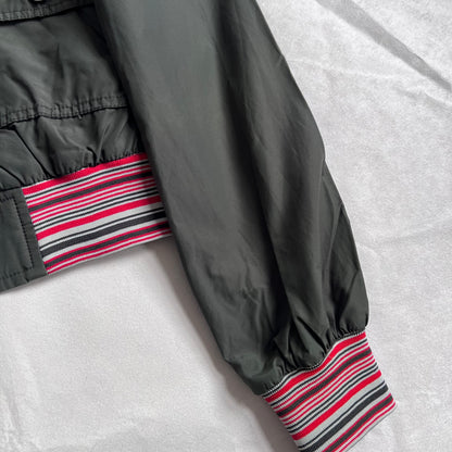 Diesel Red Tag Khaki Style Blouson Bomber Striped Jacket