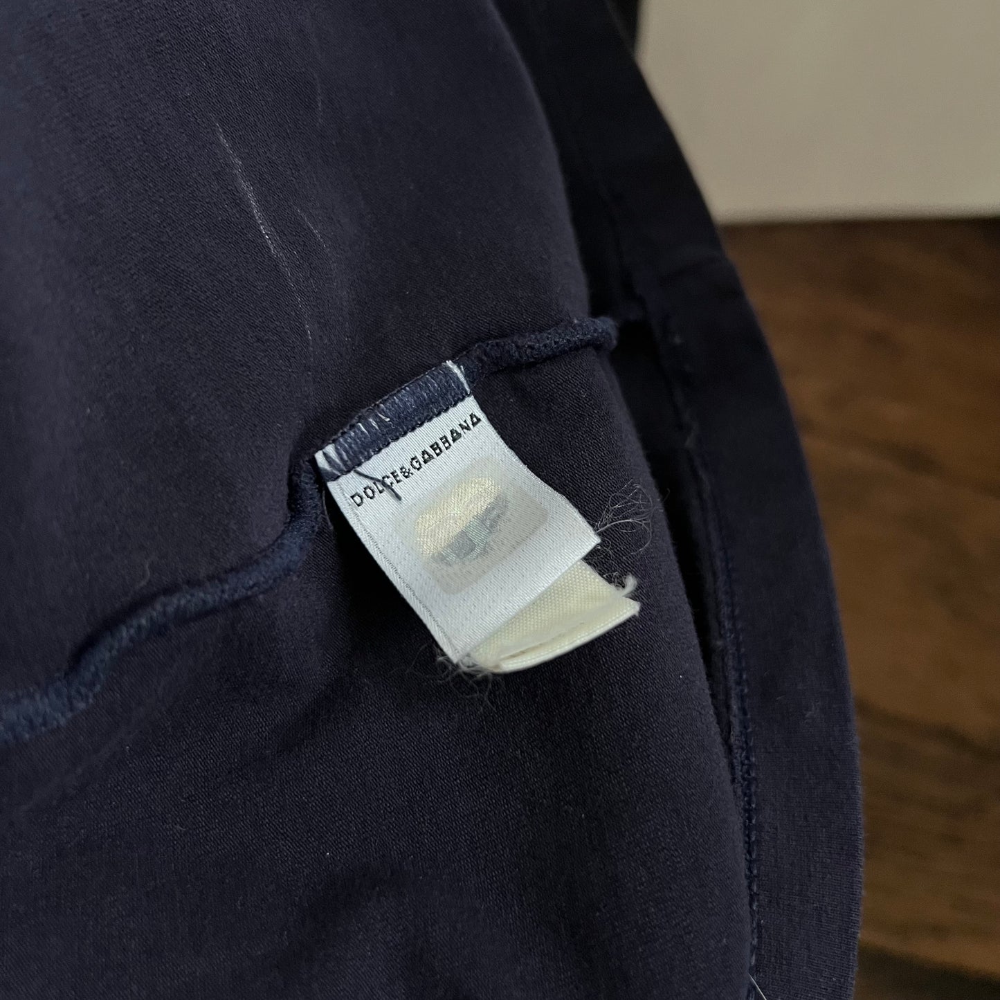 D&G Navy Grey Sporty Fitted Camisole