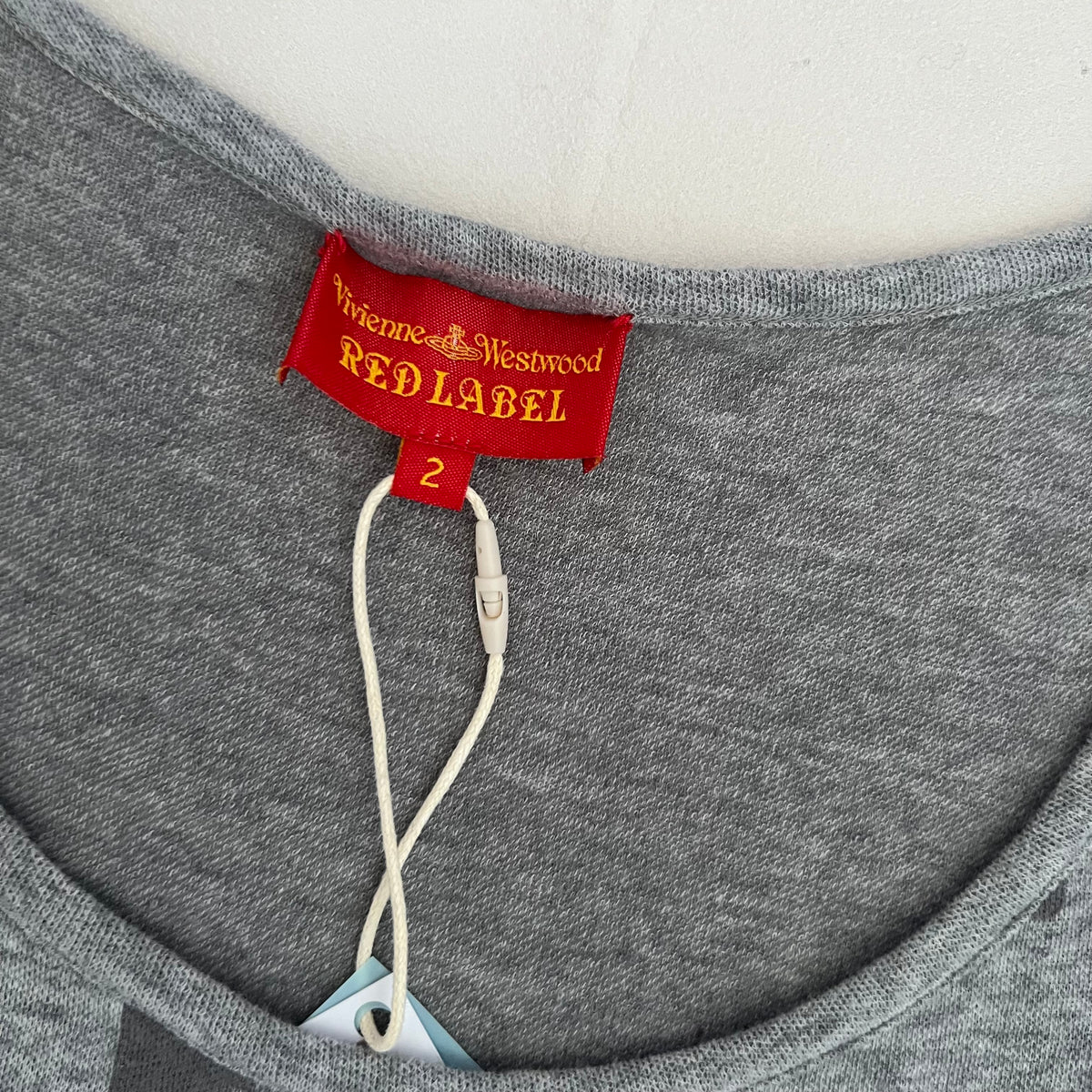 Vivienne Westwood Grey Antique Key Graphic Tank Top
