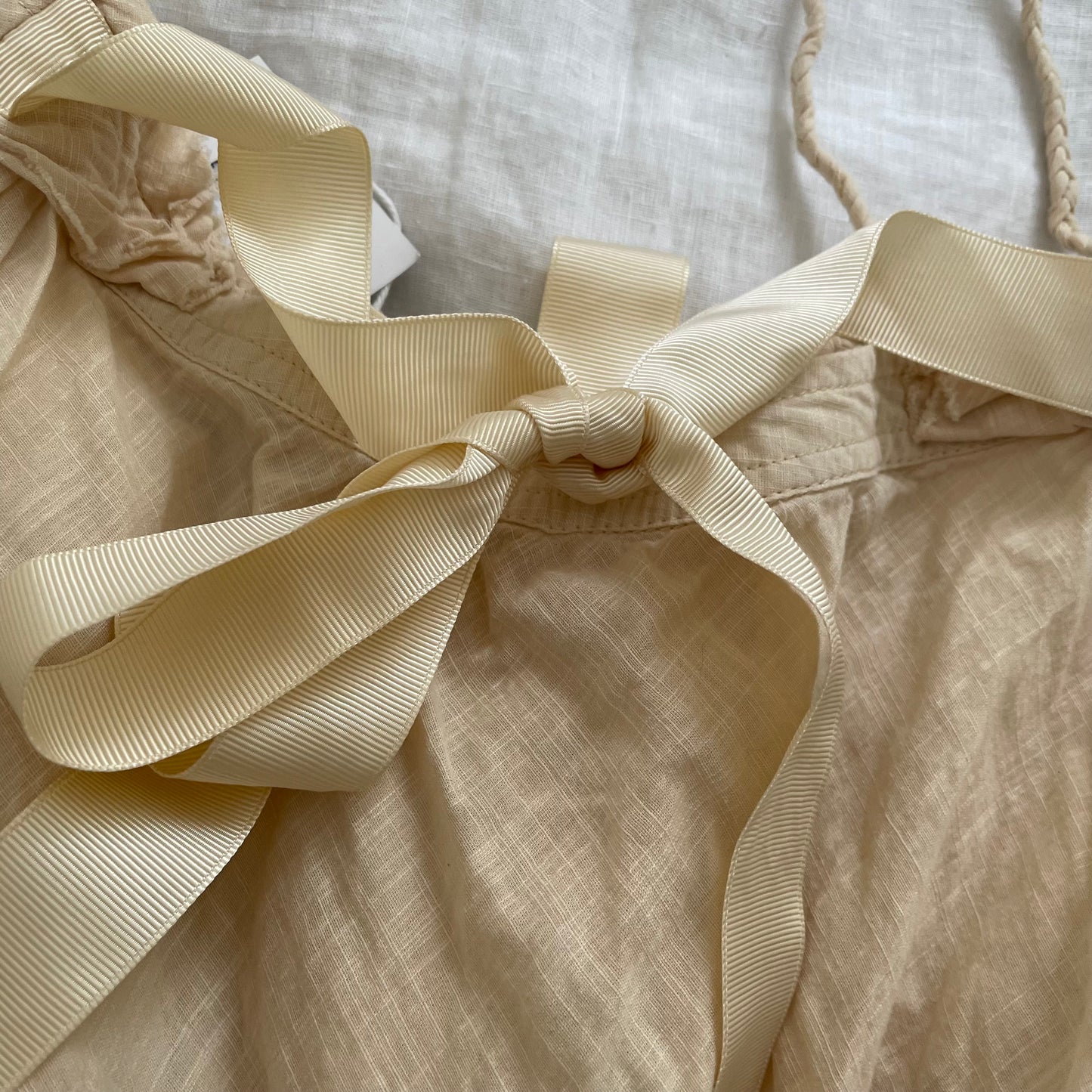 cottage eurosummer butter yellow cream twinset floral lace embroidery dress