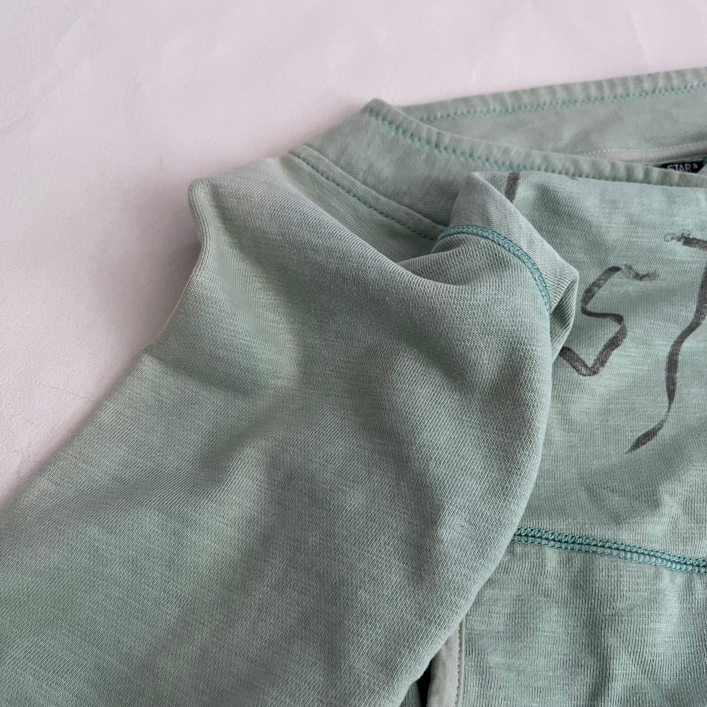 G-star Raw Mint Sea Green Wide Neck Sweater