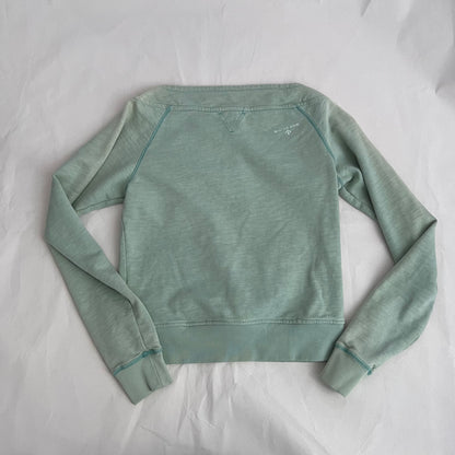 G-star Raw Mint Sea Green Wide Neck Sweater