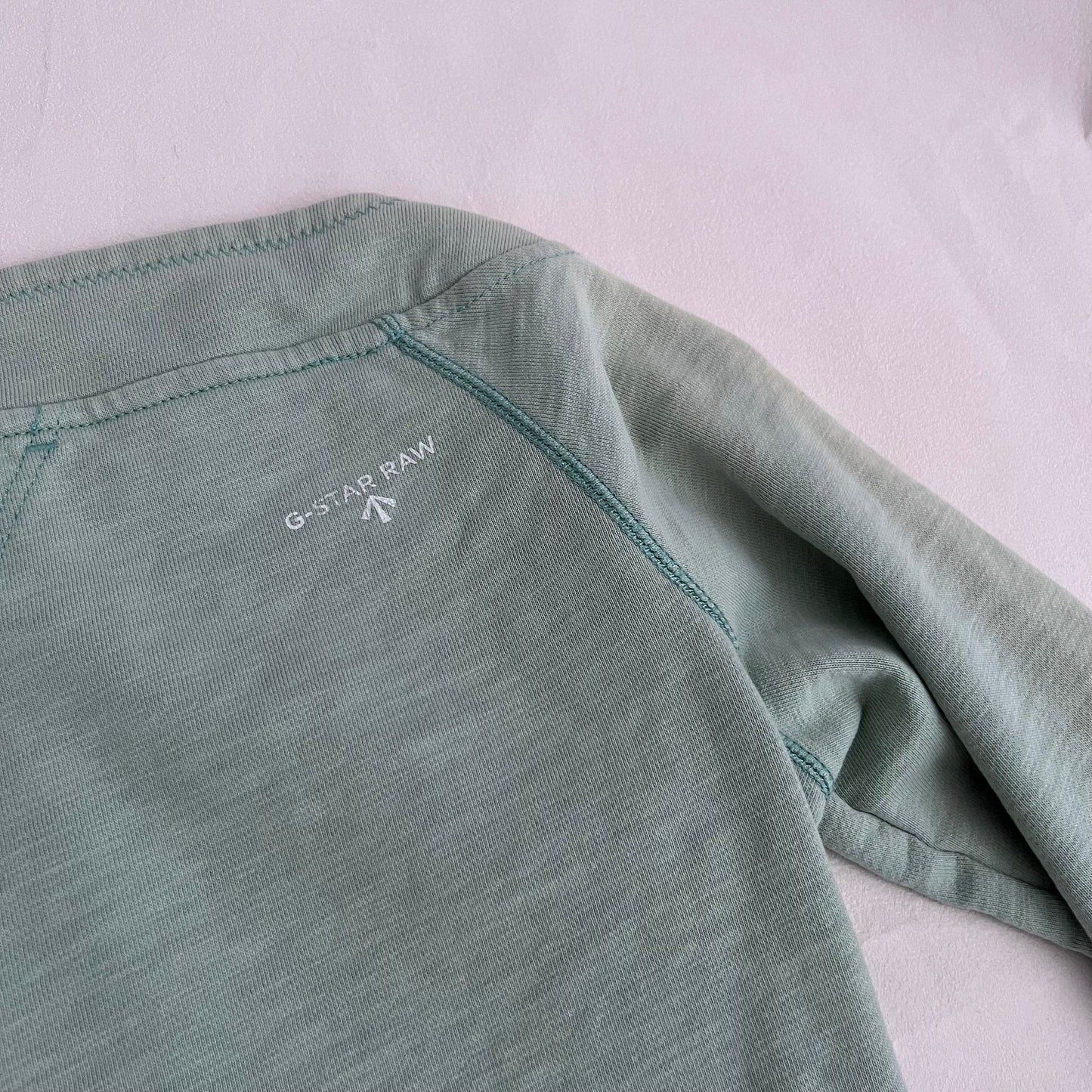 G-star Raw Mint Sea Green Wide Neck Sweater