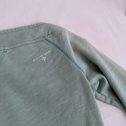 G-star Raw Mint Sea Green Wide Neck Sweater