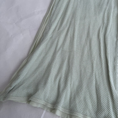 Seafoam Mint Green Stella Mccartney X Adidas Mesh Layered Vest Top