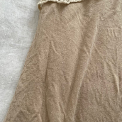 beige morgan de toi lacey bust bow charm camisole