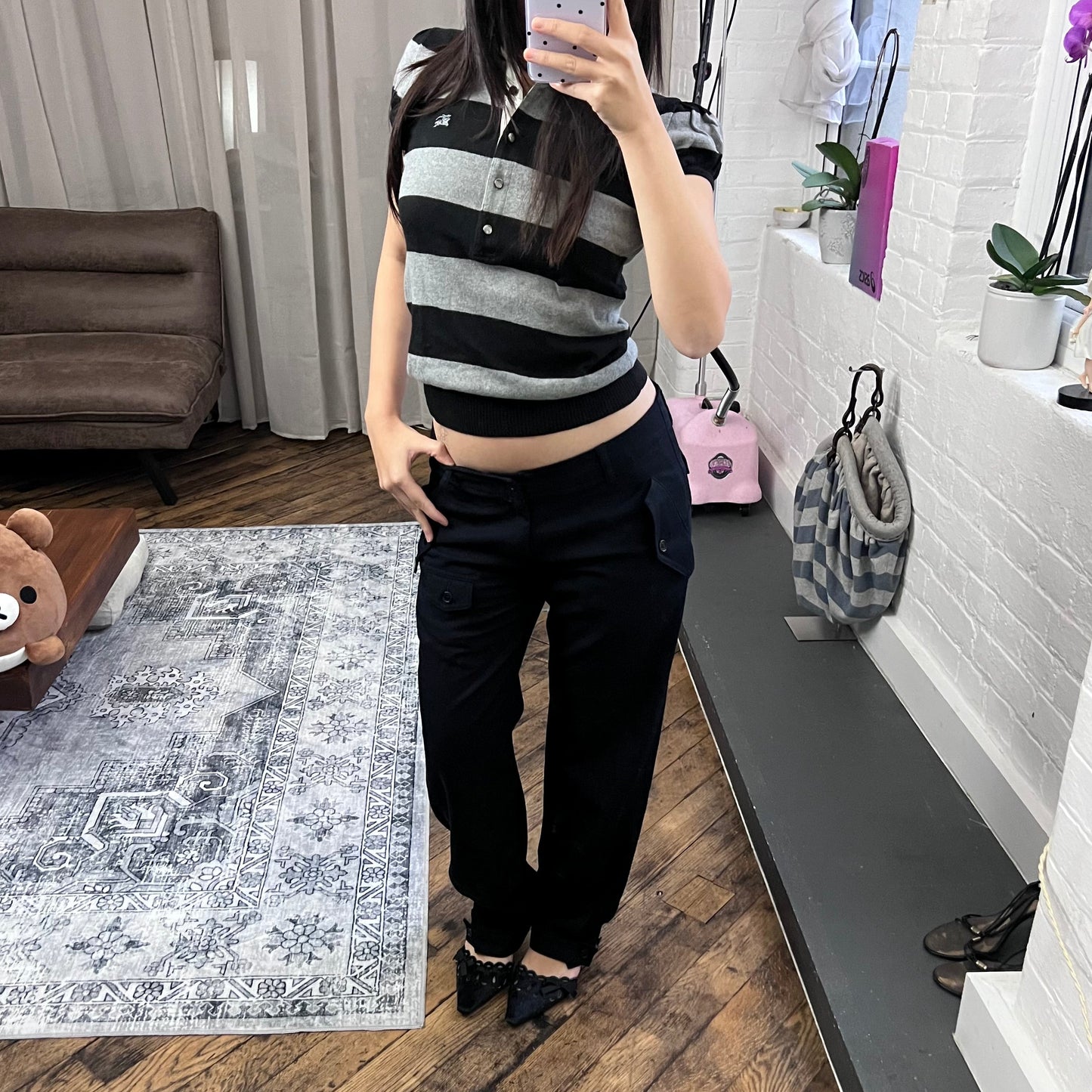 zucca asymmetric navy wool suit cuffed ankle trousers