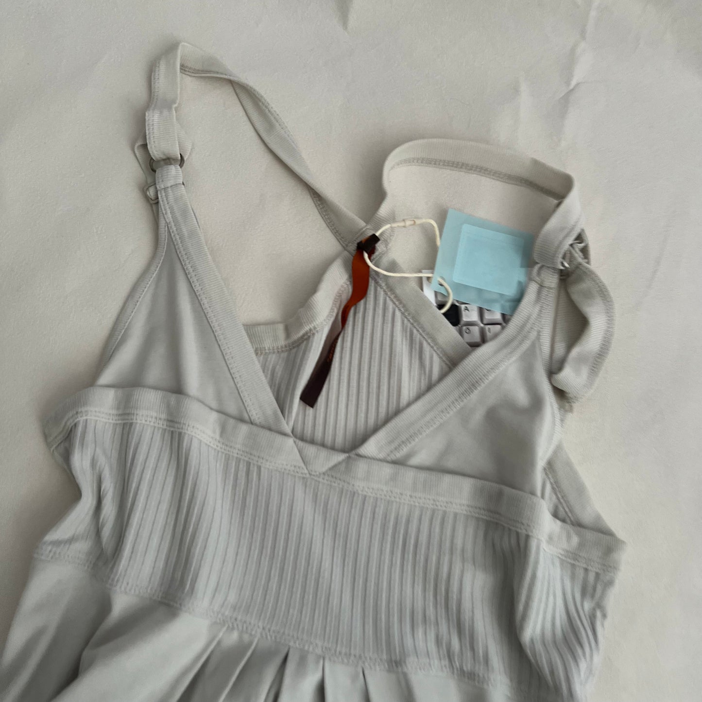 Cop Copine Grey White Beautiful Text Pleated Tunic Babydoll Top