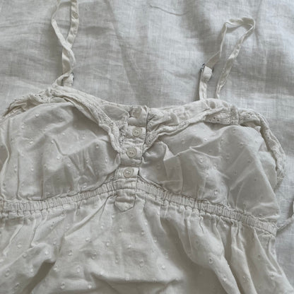 00s prairie broderie anglaise etam white babydoll camisole