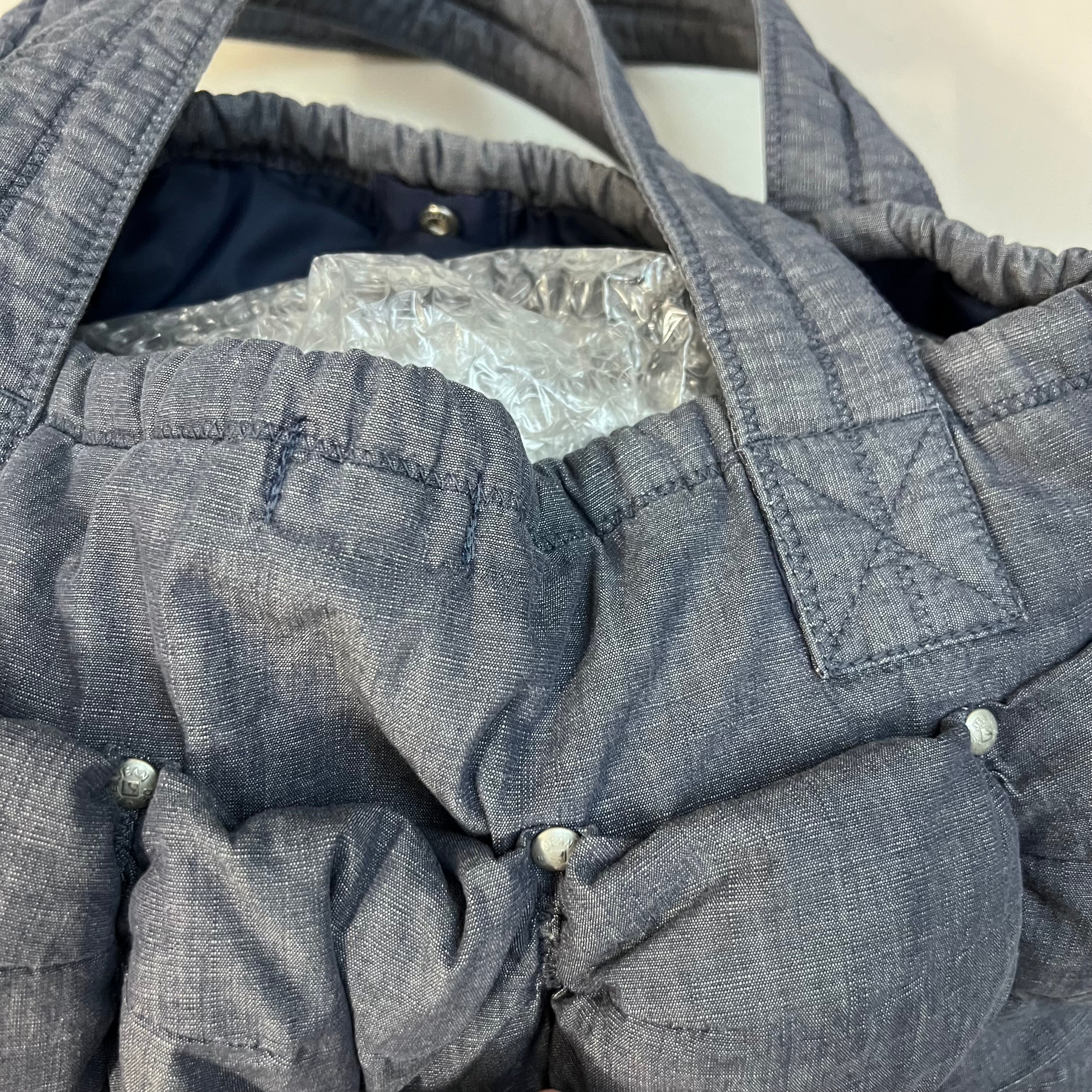 marithe francois girbaud cotton denim blue pokachu multi pocket