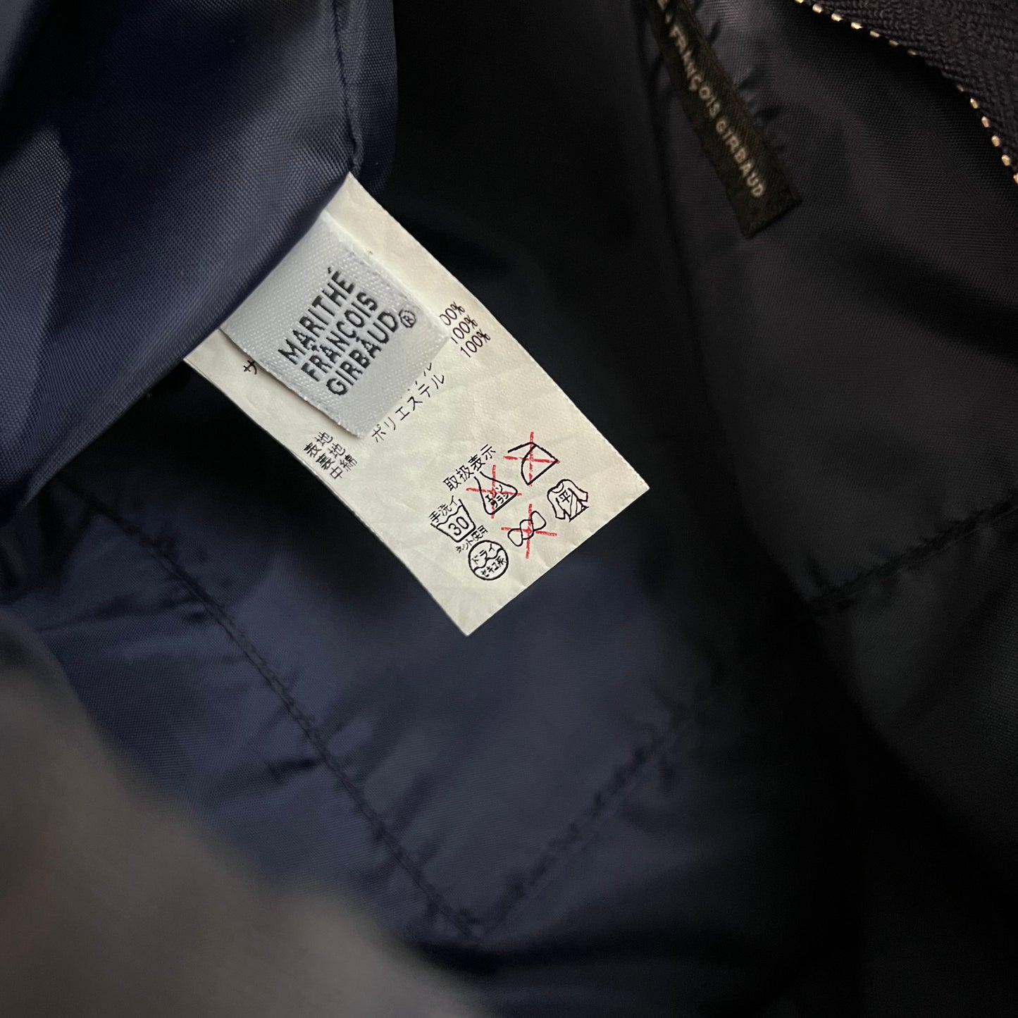 marithe francois girbaud cotton denim blue pokachu multi pocket tote bag