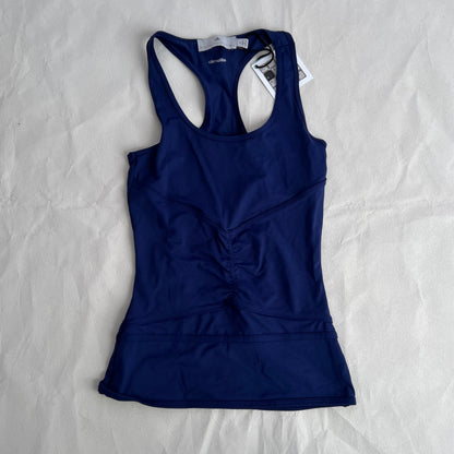 Adidas X Stella McCartney Cobalt Blue Fitted Racerback Tank Top