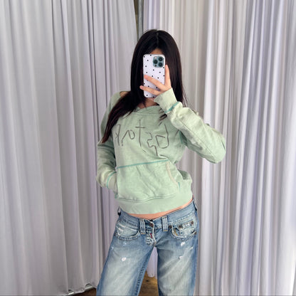G-star Raw Mint Sea Green Wide Neck Sweater