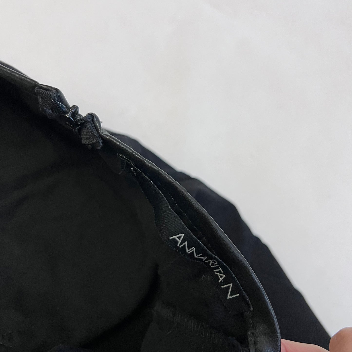 annarita n corpcore utility buckle pocket pleated black midi skirt