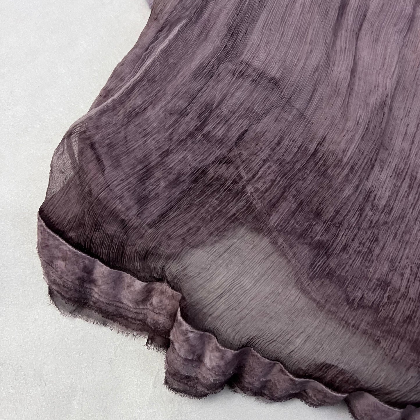 eurosummer kaos silk blend dusty purple pink lacey rosette lined mini dress