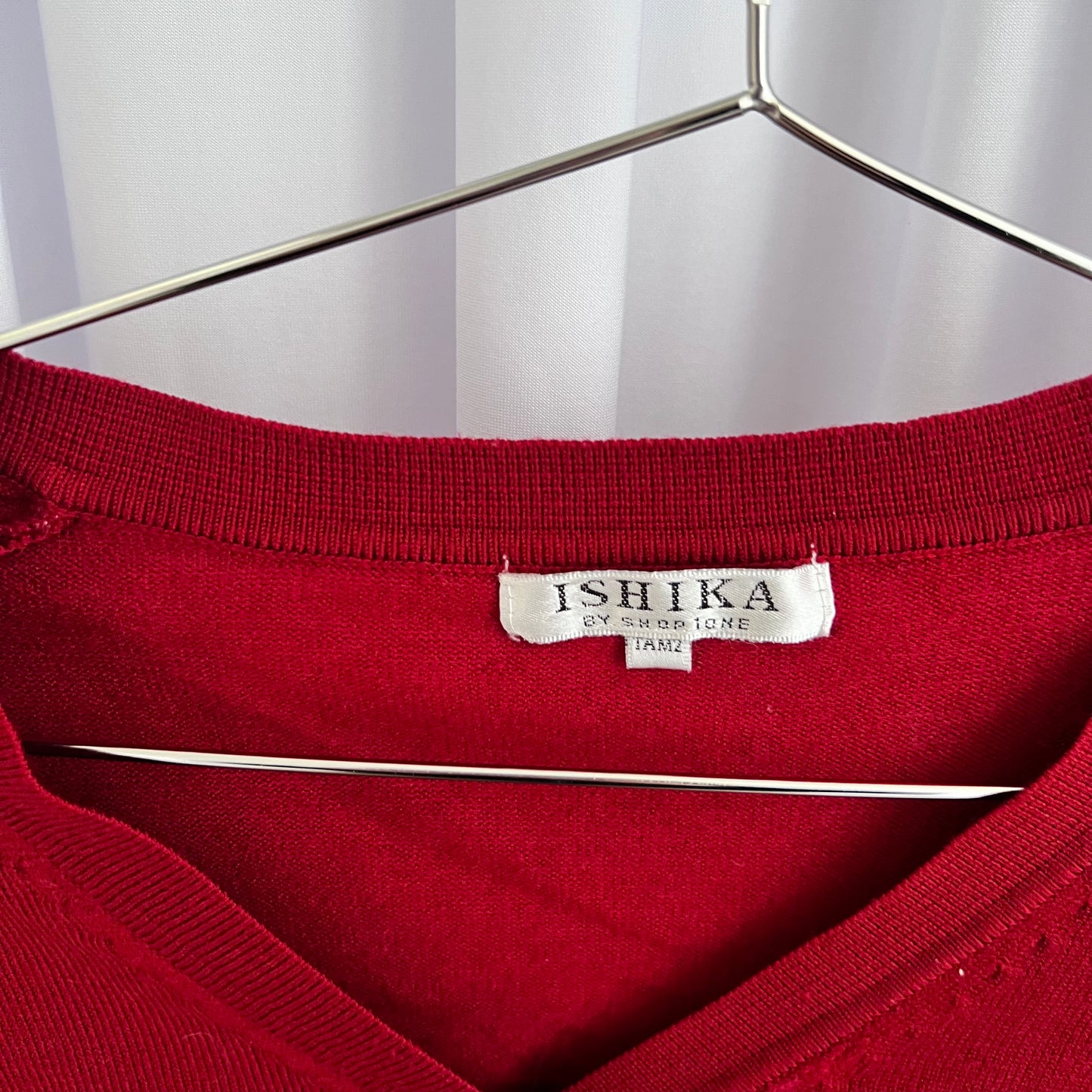 Dark Red Vintage Ishika Long Sleeve Crop Cardigan