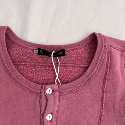 Dsquared2 Preppy Pink Crop Jersey Cardigan Top