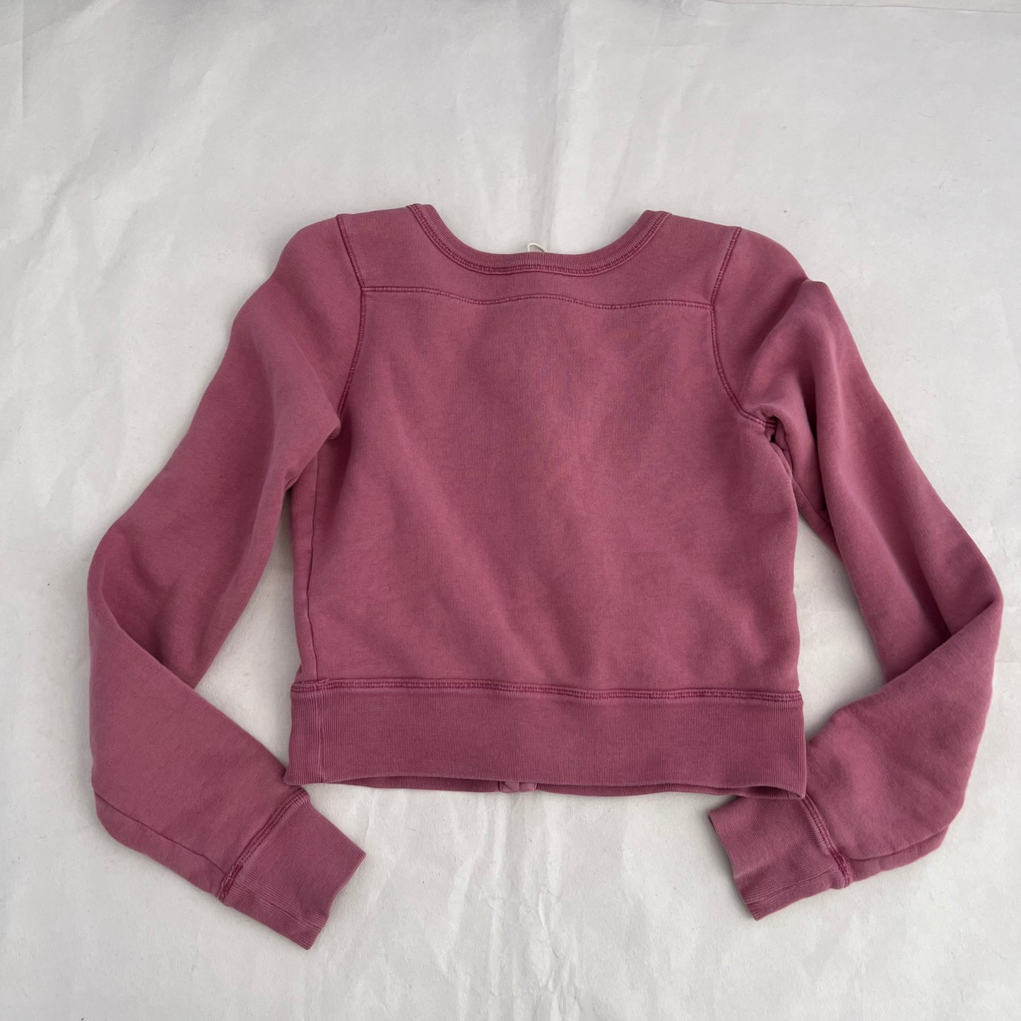 Dsquared2 Preppy Pink Crop Jersey Cardigan Top