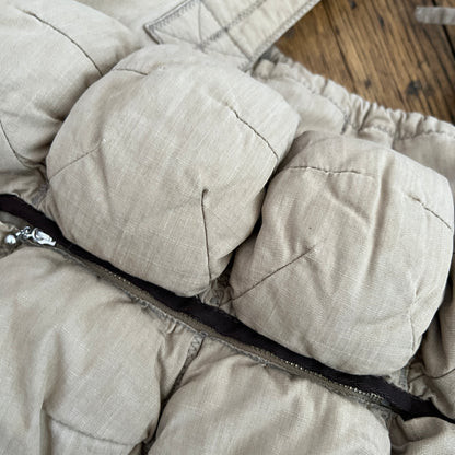 Marithe Francois Girbaud Cotton Beige Brown Trim Pokachu Multipocket Tote Bag