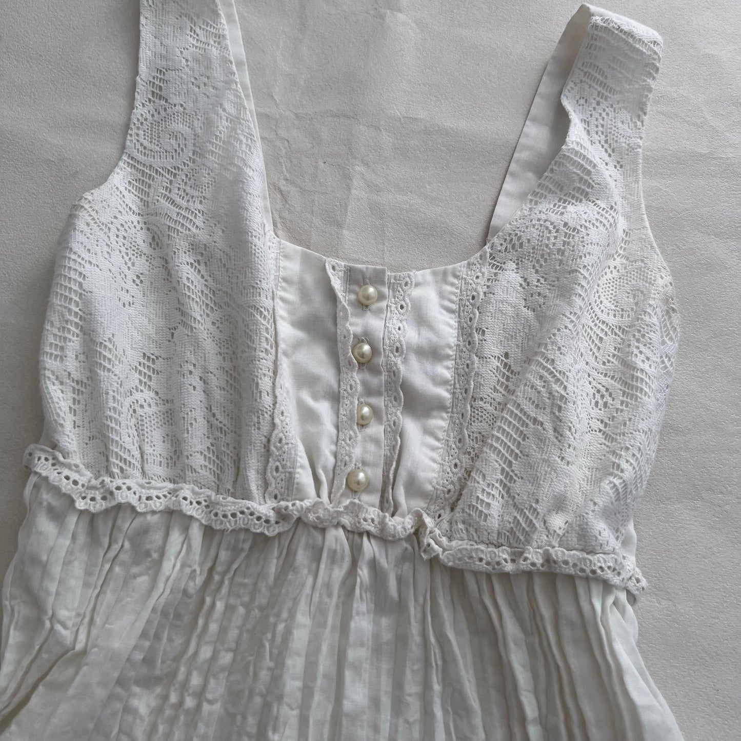 Prairie Morgan De Toi Babydoll Broderie Anglaise Wide Strap Blouse